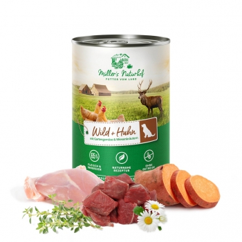 Müller´s Naturhof Wild und Huhn 800g